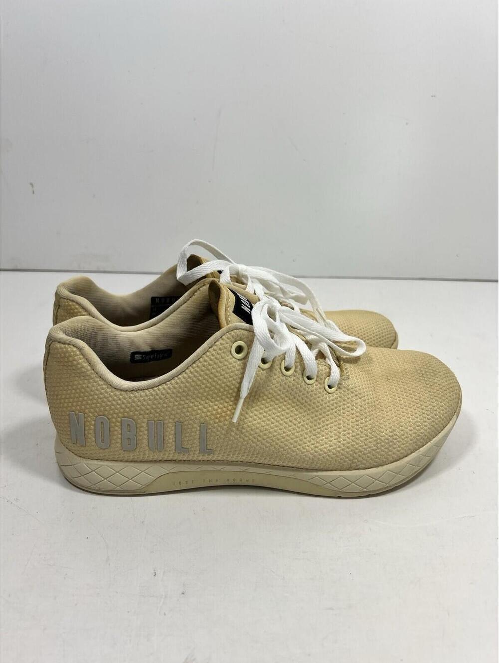 Nobull Super Fabric Vanilla Trainer Men’s Size 7.5 Women Size 9 Athletic Shoes
